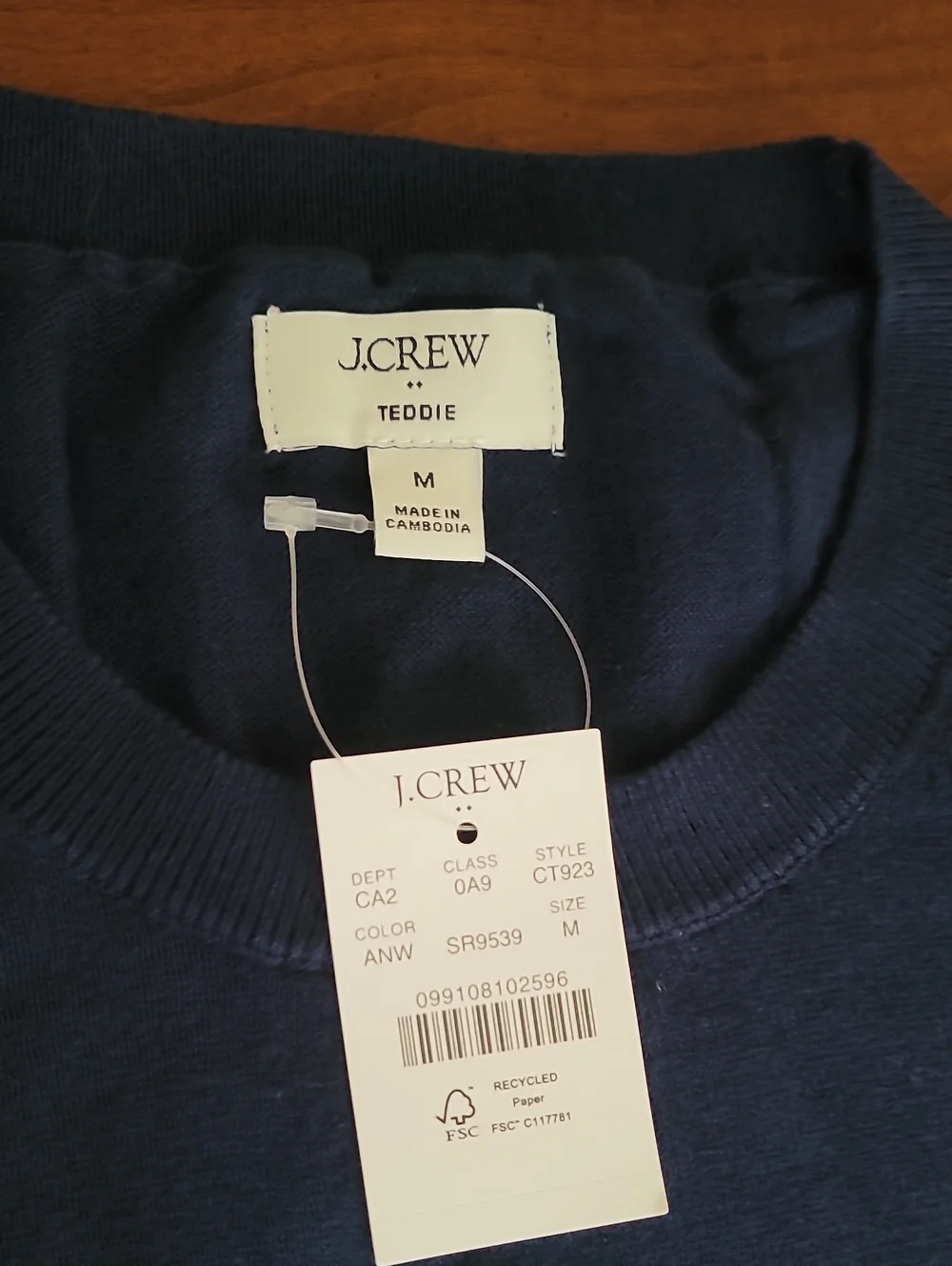 J. Crew Anchor Teddie Sweater
